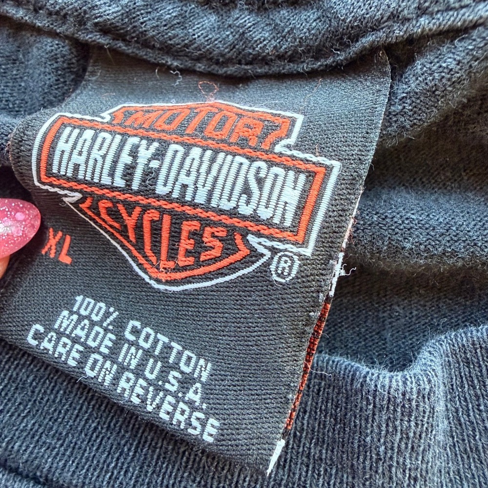 Vintage Harley-Davidson Men Pacific‎ Waikiki T-Shirt XL Black 90's Fathers Day - Picture 6 of 9